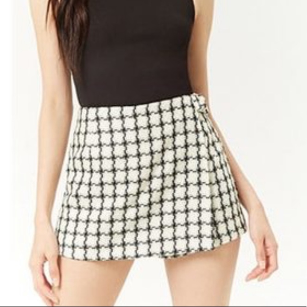 Tweed Mini Skort